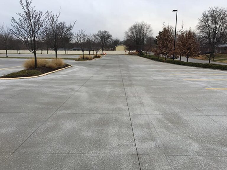 Full complete Roadside asphalt concrete driveway and parking space